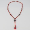 A Red Millefiori Sautoir