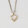 A Sterling Silver Heart Pendant Necklace - 2