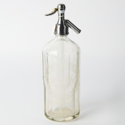 A Vintage Glass Soda Syphon