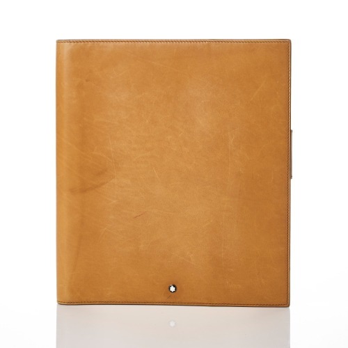 Montblanc, Tan Leather Document Holder with Box