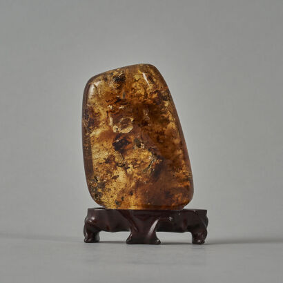 A Chinese Amber Onament