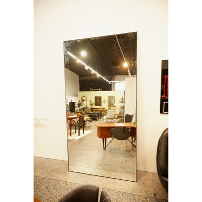 An Enormous Iron Wrapped Oversized Mirror&nbsp;