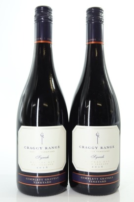 (2) 2016 Craggy Range Syrah, Gimblett Gravels