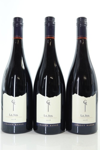 (3) 2018 Craggy Range Le Sol Syrah, Gimblett Gravels