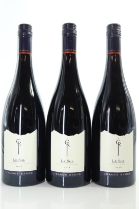 (3) 2018 Craggy Range Le Sol Syrah, Gimblett Gravels