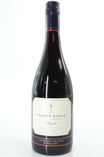 (1) 2018 Craggy Range Syrah, Gimblett Gravels