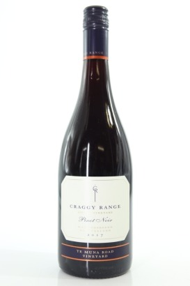 (1) 2017 Craggy Range Te Muna Road Vineyard Pinot Noir, Martinborough
