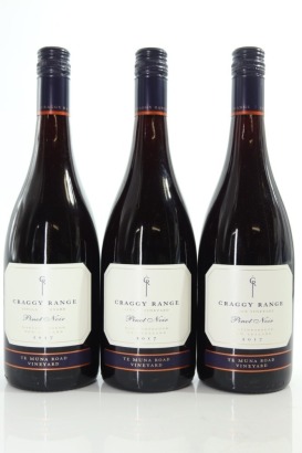 (3) 2017 Craggy Range Te Muna Road Vineyard Pinot Noir, Martinborough
