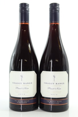 (2) 2012 Craggy Range Te Muna Road Vineyard Pinot Noir, Martinborough