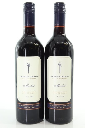 (2) 2018 Craggy Range Merlot, Gimblett Gravels