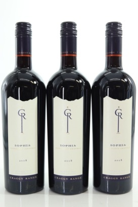 (3) 2018 Craggy Range 'Sophia', Gimblett Gravels