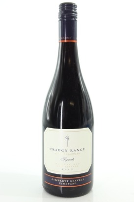 (1) 2017 Craggy Range Syrah, Gimblett Gravels