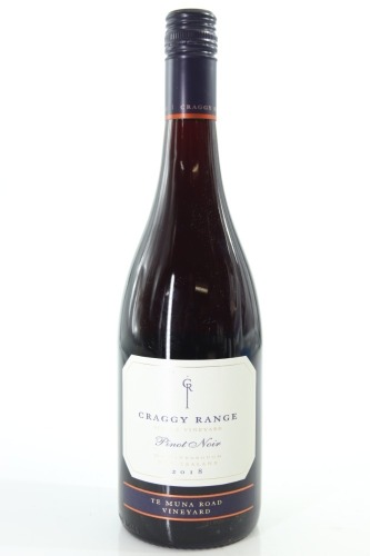 (1) 2018 Craggy Range Te Muna Road Vineyard Pinot Noir, Martinborough