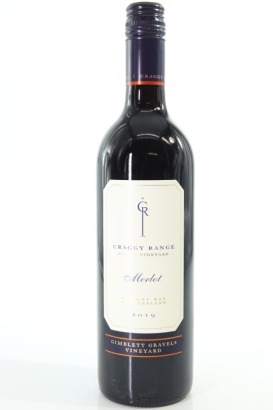 (1) 2019 Craggy Range Merlot, Gimblett Gravels