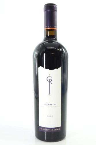 (1) 2016 Craggy Range Sophia Merlot, Gimblett Gravels [JR16]