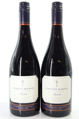 (2) 2016 Craggy Range Syrah, Gimblett Gravels