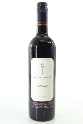 (1) 2016 Craggy Range Merlot, Gimblett Gravels