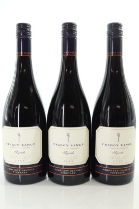 (3) 2020 Craggy Range Syrah, Gimblett Gravels