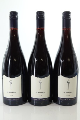 (3) 2018 Craggy Range Aroha Pinot Noir, Martinborough [JM94]