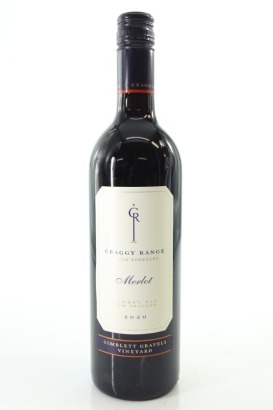 (1) 2020 Craggy Range Merlot, Gimblett Gravels