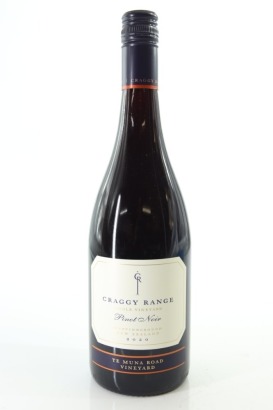 (1) 2020 Craggy Range Te Muna Road Vineyard Pinot Noir, Martinborough