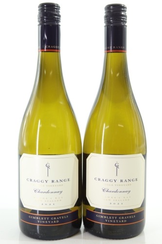 (2) 2021 Craggy Range Chardonnay, Gimblett Gravels