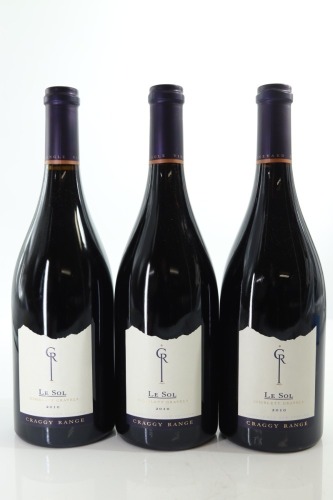 (3) 2010 Craggy Range Le Sol Syrah, Gimblett Gravels [BC98]