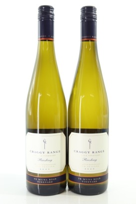 (2) 2020 Craggy Range Te Muna Road Vineyard Riesling, Martinborough