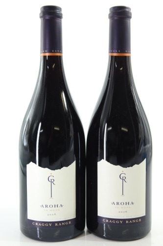 (2) 2016 Craggy Range Aroha Pinot Noir, Martinborough [JR16.5]