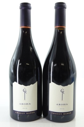 (2) 2015 Craggy Range Aroha Pinot Noir, Martinborough [JR17]