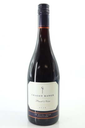 (1) 2016 Craggy Range Te Muna Road Vineyard Pinot Noir, Martinborough