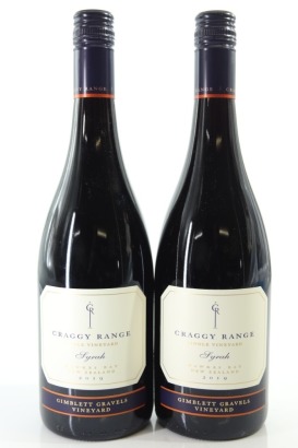 (2) 2019 Craggy Range Syrah, Gimblett Gravels