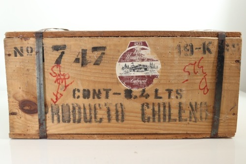 (12) 1973 Vina Undurraga Gran Vino 'Santa Ana Estate Vineyards' Cabernet, Chile, 700ml (OWC)