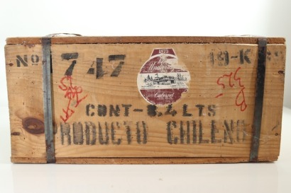 (12) 1973 Vina Undurraga Gran Vino 'Santa Ana Estate Vineyards' Cabernet, Chile, 700ml (OWC)
