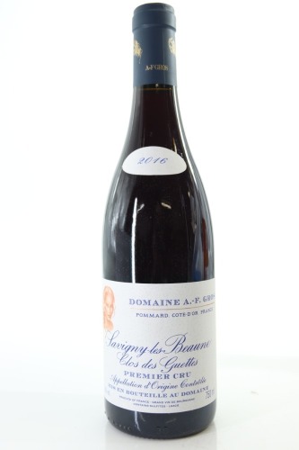 (1) 2016 Domaine A.F. Gros Clos des Guettes, Savigny-les-Beaune Premier Cru