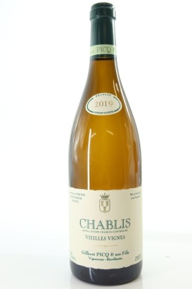 (1) 2019 Gilbert Picq et ses Fils Chablis Vieilles Vignes, Burgundy