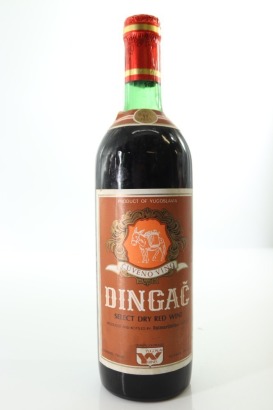 (1) 1981 Dalmacijavino Dingac Cuveno Vino, Yugoslavia (TS)