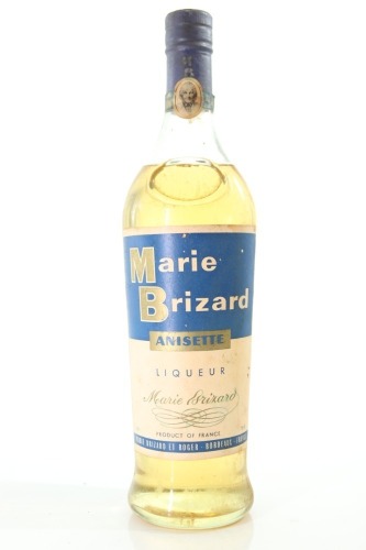 (1) Marie Brizard et Roger Anisette Liqueur, France, 750ml, 22% ABV, Circa. 1960's-70's