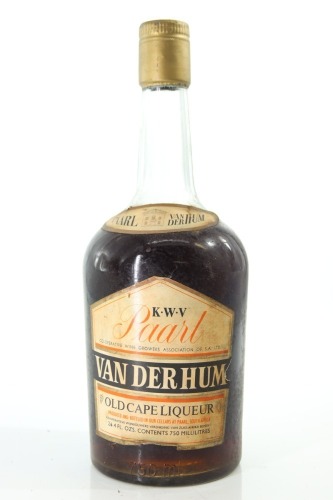 (1) KWV Paarl Van Der Hum Old Cape Liqueur, South Africa, 750ml, Circa. 1970's