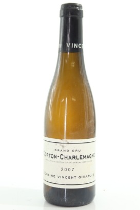 (1) 2007 Vincent Girardin Corton-Charlemagne Grand Cru, Cote de Beaune, 375ml [JR16.5]