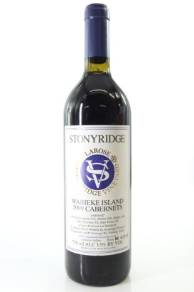 (1) 1999 Stonyridge Vineyard Larose, Waiheke Island