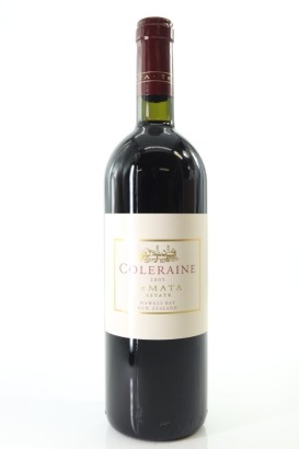 (1) 2005 Te Mata Estate Coleraine, Hawke's Bay