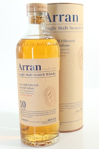 (1) The Arran Malt Distillery 10 Year Old Single Malt Scotch Whisky, Isle of Arran, 46% ABV (GB)