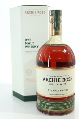 (1) Archie Rose Distilling Co. Rye Malt Whiskey, New South Wales, 46% ABV (GB)