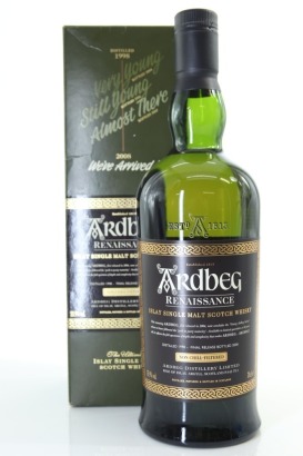 (1) Ardbeg 'Renaissance' Final Release - Distilled 1998 Bottled 2008 - Committee Approved Single Malt Scotch Whisky, Islay, 55.9% ABV (GB)