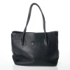 Tod's, Black Grained Leather Tote Bag
