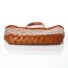 Dragon Diffusion, Beige Brown Woven Leather Mini Tote Bag - 3