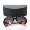 Prada, SPR08L Black / Pink Sunglasses with Case - 2