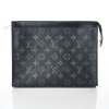 Louis Vuitton, Monogram Eclipse Pochette Voyage MM with Box