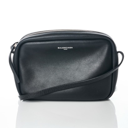 Balenciaga, Black Leather Everyday Camera Bag